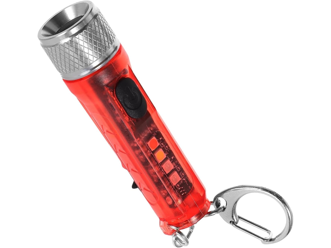 Mini lanterna LED vermelha recarregável CHABERLU