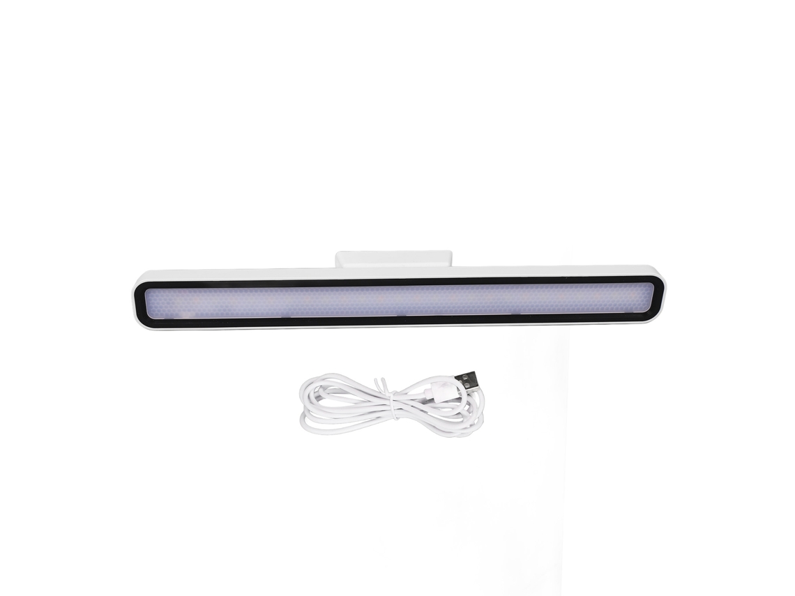 Lâmpada Magnética Led Portátil Recarregável Touch Controle 3 Temperaturas Branco