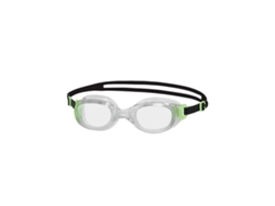 Óculos de Natação Futura Classic Unissex para Adultos, Tamanho Único, Verde/ Transparente AQUAFORGE