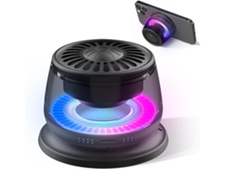 Caixa de Som Bluetooth RGB com Suporte AQUAFORGE