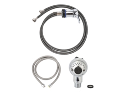 2026 kit Grifo Sprayer para Plato de Shampoo com Mangueira Macia 120cm Economia de Água Salão de Beleza