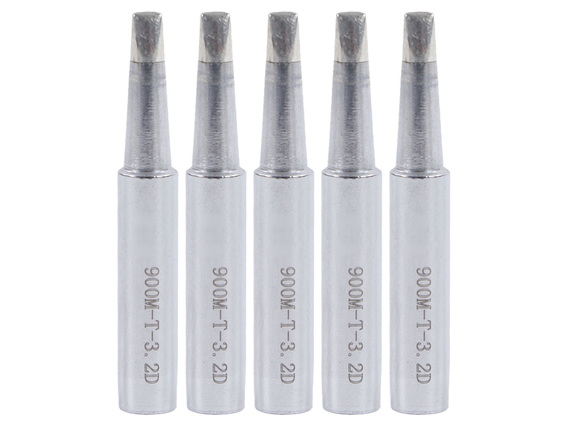 5 Pontas De Soldador De Cobre Para Estação Bga Ferramenta De Soldagem Elétrica Kit(900mt3.2d)