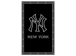 Toalha De Praia Microfibra Preta Nova York