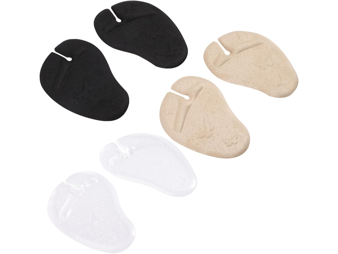 Pares De Palmilhas Gel Para Chinelos, Ideais Para A Parte Frontal Do Pé, Perfeitas Para Sandálias Na Piscina Ou Praia