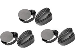 Conjunto De 18 Forminhas Para Tortinhas De Ovo, Mini Formas De 7,6 Cm Com Fundo Removível, Molde Par Gokoco