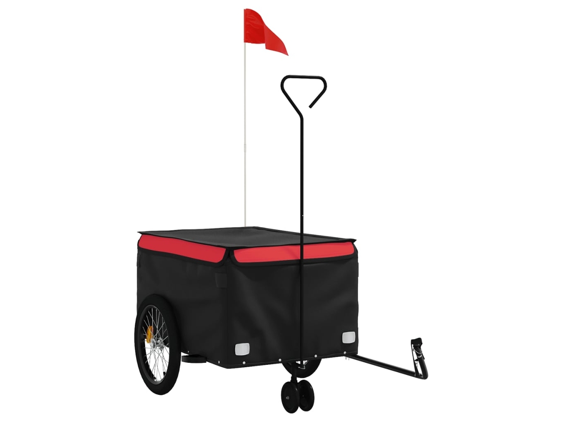Bike Trailer, Bike Trailers Vidaxl Vermelho Ferro (137 X 68 X 59 Cm)