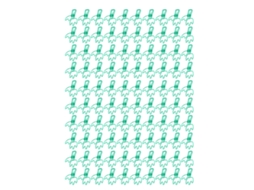 100 Pinças De Pasta Pequenas De Metal Em Forma De Coroa Oca Para Escritório Documentos Certificados Verde