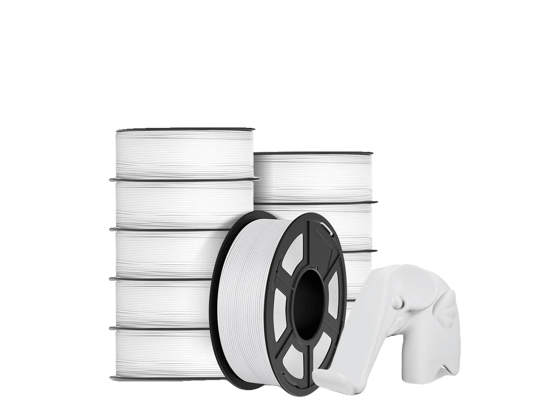 Filamento 3d, Material Pla, Excelente Adesã£o De Camadas, Pla Fosco Branco Oem