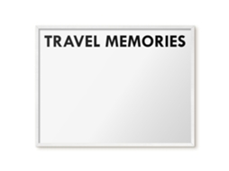 Magnetic Board For Wall Travel Memories For The Bedroom Espelharte (80x60 Cm)