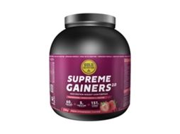 Supreme Gainers 2.0 Strawberry Flavour Goldnutrition