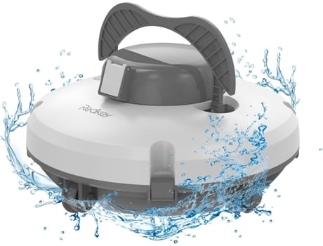 Robô Limpador de Piscina Elétrico REDKEY S100 Grande Motor de 5200Mah 120 Minutos de Tempo de Limpeza