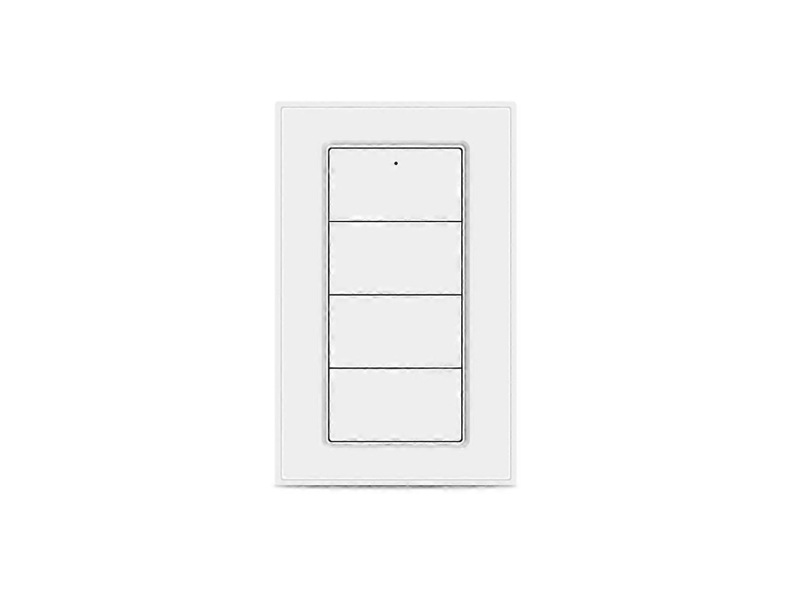 Interruptor De Cena Sem Fio Tuya Zigbee De 4 Vias Com Controle Pelo Aplicativo Smart Life, Alimentado Por Bateria, Interruptor De Botão De Cena Portá