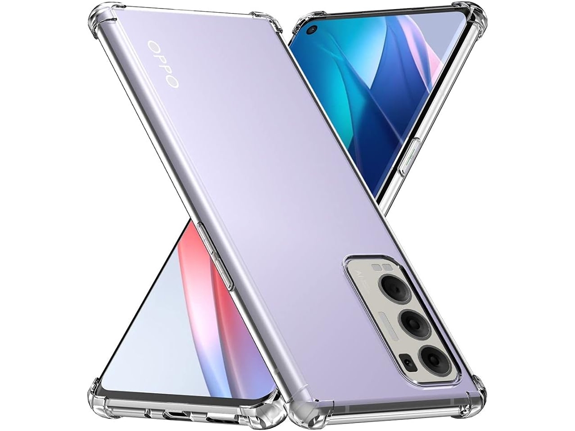 Capa Fina Mm para Oppo Oppo Find X3 Neo HONGWE. Silicone Anti-Choque Transparente
