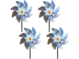 Molinete Refletivo Anti-pássaros Para Jardim Repelente De Pombos Ecológico Decorativo