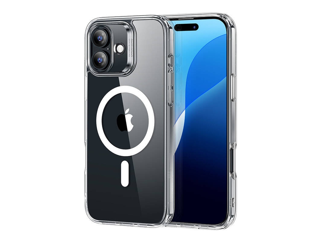 Capa Híbrida Clássica (halolock) Esr Para Iphone 16 Plus (transparente)