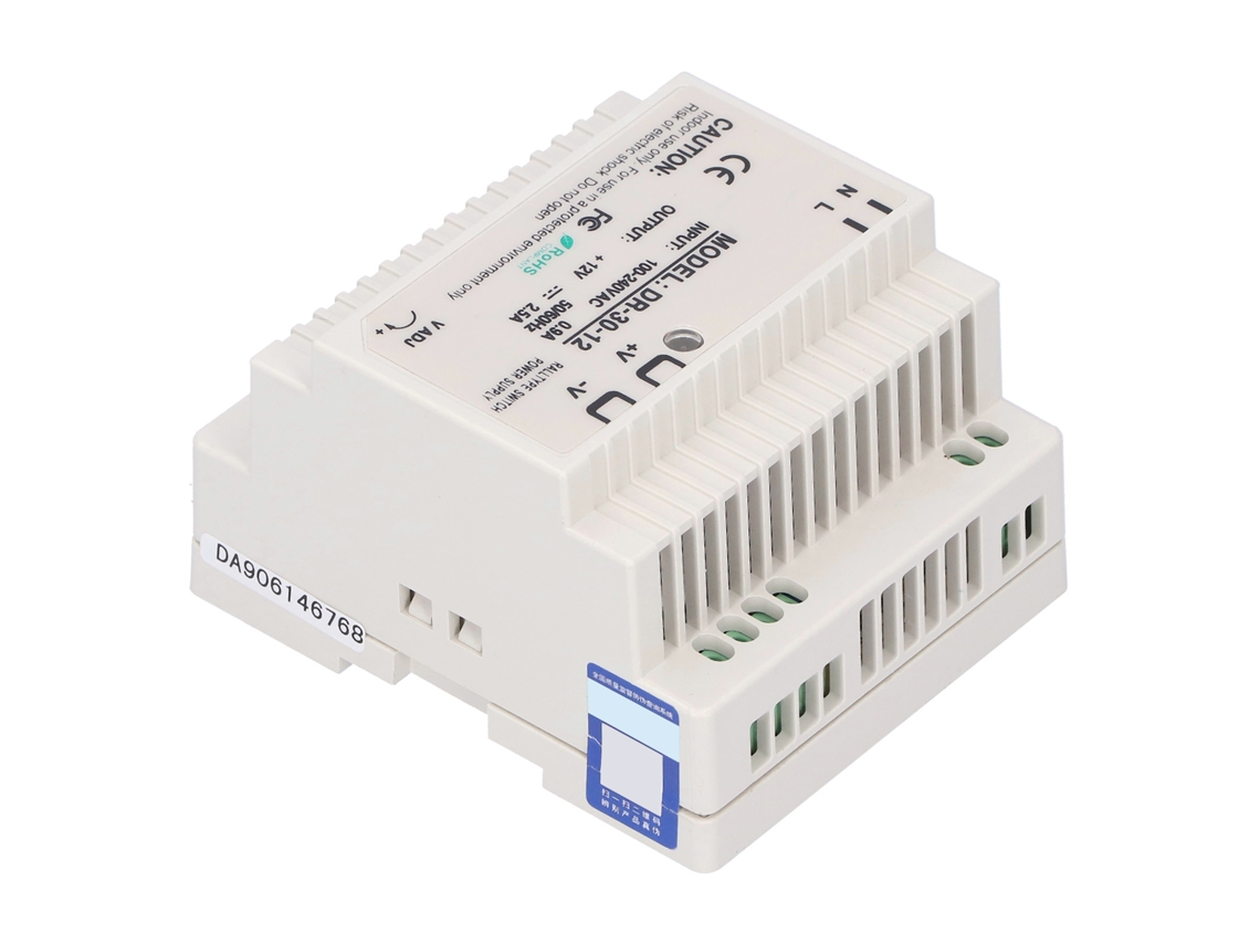 Laxiscreed Fonte De Alimentação Ajustável Para Trilho Din Com Interruptor Led De Alta Qualidade