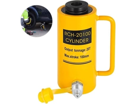 Vevor Cric Cilindro Hidráulico Oco 20 T Cilindro De Vrin Hidráulico Curso De 100 Mm Vrin Hidráulico De Cilindro Pistão5705 Autrement