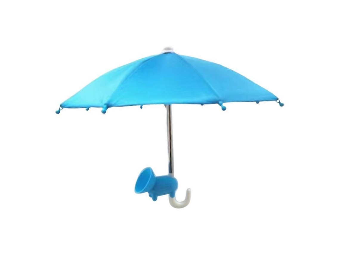 Mini Guarda-chuva Para Celular Com Suporte De Ventosa, Perfeito Para Deslocamentos Diários E Viagens.