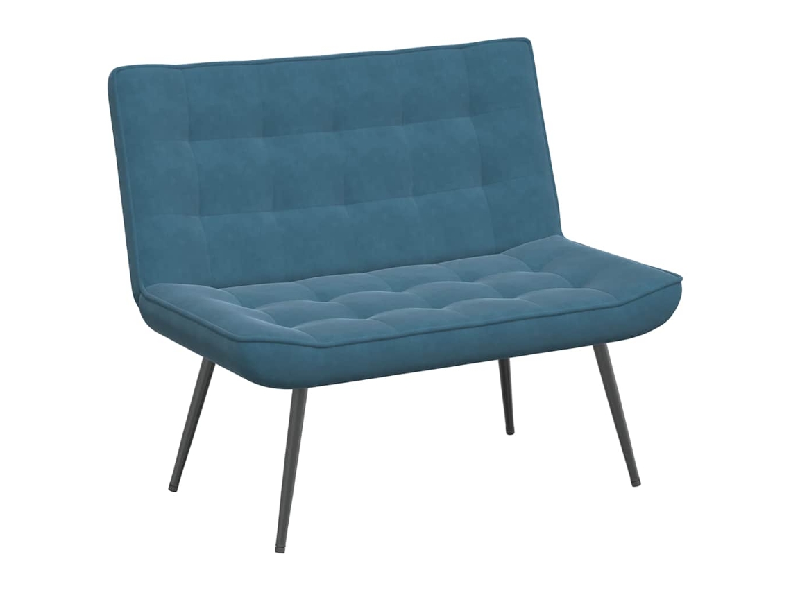 Bench, Benches Vidaxl Azul Veludo (n/a)