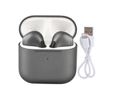 Auriculares Bluetooth 5.0 Tws Hifi Con Cancelación de Ruido Y Control Táctil, Inalámbricos, Color Negro Y Gris.
