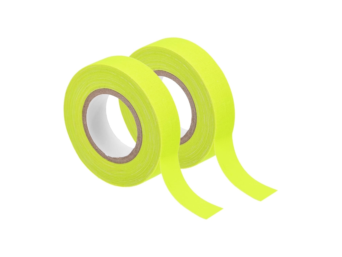 2 Rolos de Fita Adesiva Neon, 1,5 Cm X 10 M, Fita Fluorescente Luminosa para Decoração de Festas e CHABERLU