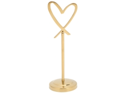 Portavasos De Mesa Corazón Duradero Para Bodas Oficina Fiesta Clips Tarjetas Nombre Oro