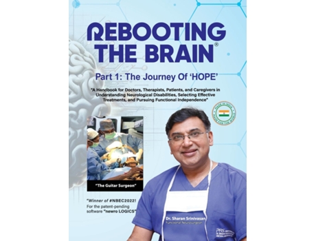 Livro Rebooting the Brain Part 1 The Journey of Hope de Dr Sharan Srinivasan (Inglês)