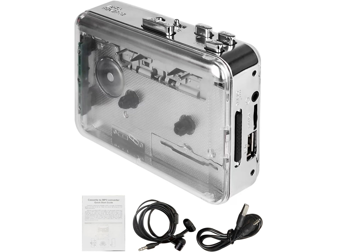 Leitor Cassetes Estéreo Portátil Canal Duplo, Qualidade Sonore Claire Amadores Música Rétro, Matériau Abs