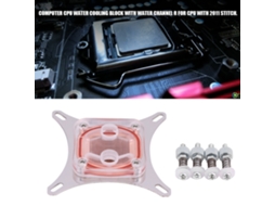 Bloco De Água Para Cpu (especial Para Pino 2011, Colchete Quadrado, Base Inteira De Cobre)