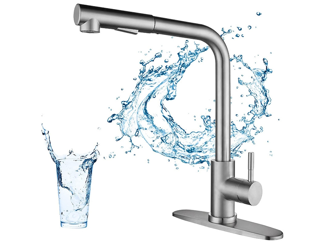 Lurelia Torneira De Cozinha, Inox, Profissional
