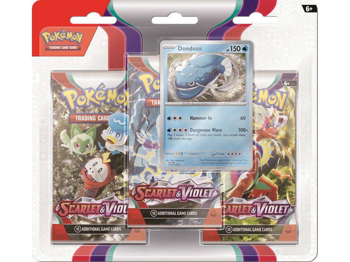 Jogo de Cartas POKEMON Scarlet & Violet Premium Checklane (Idade Mínima  Recomendada: 6 anos - Envio Aleatório)