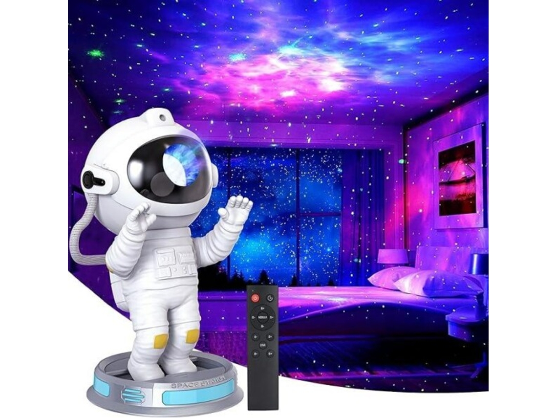 Lâmpada Galaxy 2024, Projetor de Estrelas Definitivo com Efeito Nebulosa BRILVIBERA (branco)