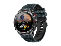Smartwatch Gps (camuflagem Azul) Com Posicionamento De Seis Estrelas, Chamadas Bluetooth E Resistência À Água.