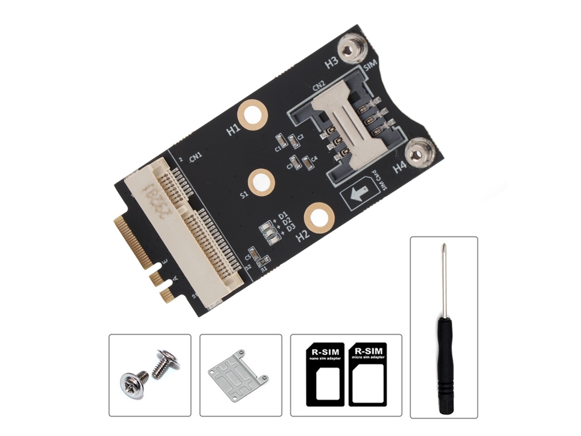 Lurelia Router 4g Lte Portátil Mini Pcie M.2 Ngff Pcie Slot Sim