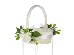 Cesto de Mão White Spring para Flores LAXISCREED