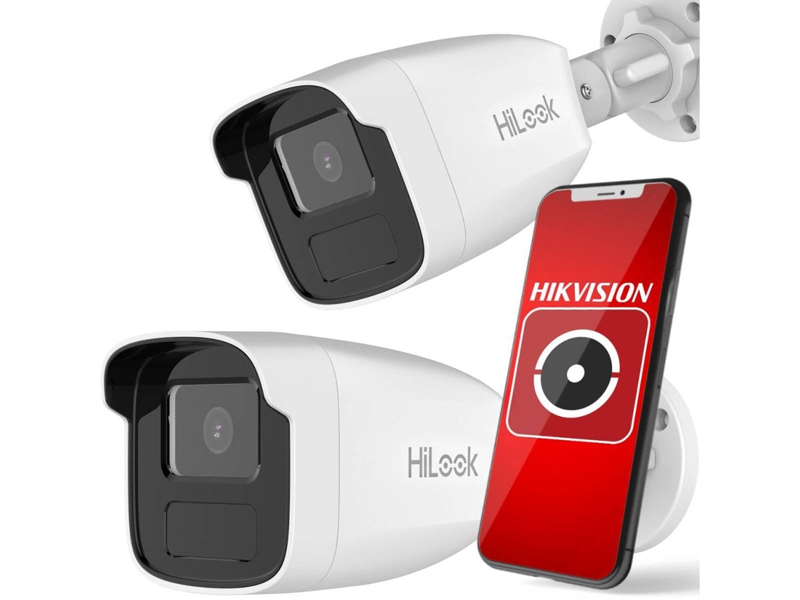 Câmera IP Hilook da Hikvision Tube 4mp Ipcam B4 50ir 4mm