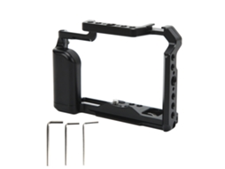 Aluminum Alloy Camera Cage Protective Case With Cold Shoe Mount For Fujifilm Xt30 LAXISCREED