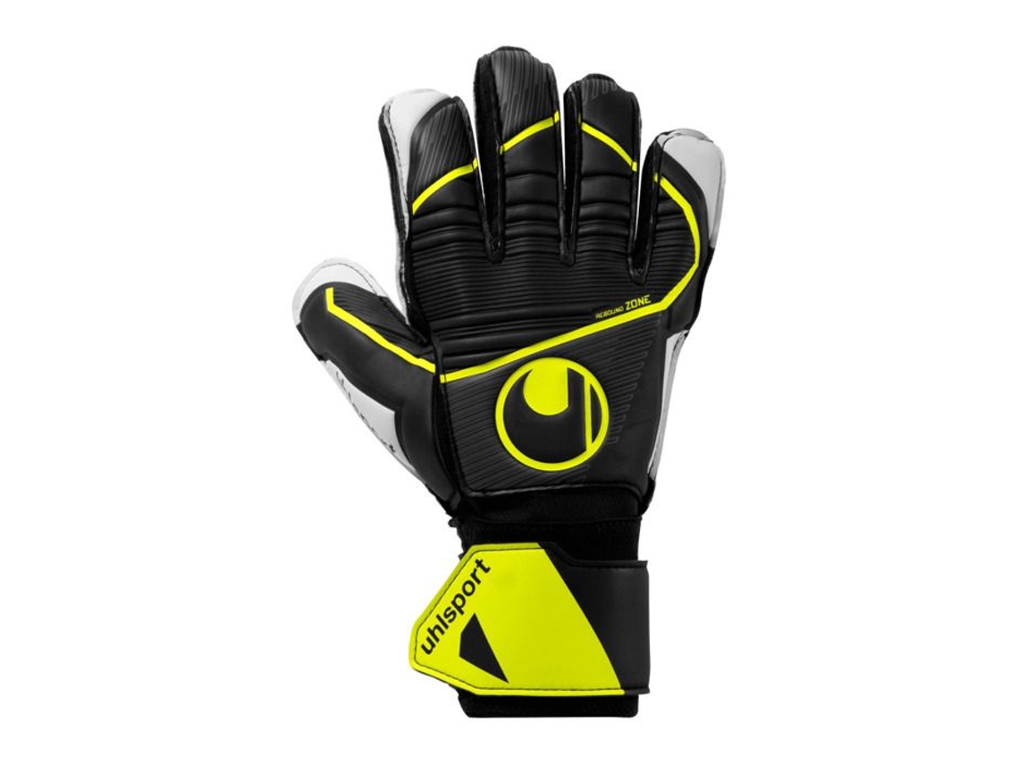 Luvas de Goleiro Júnior UHLSPORT Soft Flex Frame Látex (LxAxP cm)
