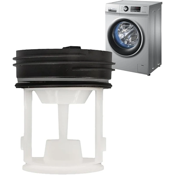 Filtro de Fiapos para Máquina de Lavar, Reposição, Branco AQUAFORGE