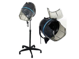 Secador De Cabelo Profissional Com Capuz, Altura Ajustável, Independente, Com Rodas, Preto Ly Ebike