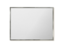 Magnetic Glass Board Brown Wood For The Hall Espelharte (80x60 Cm)