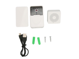 Timbre De Porta Wifi Com Vídeo, Voz Bidirecional, Detecção De Movimento E Visão Noturna Para Casa