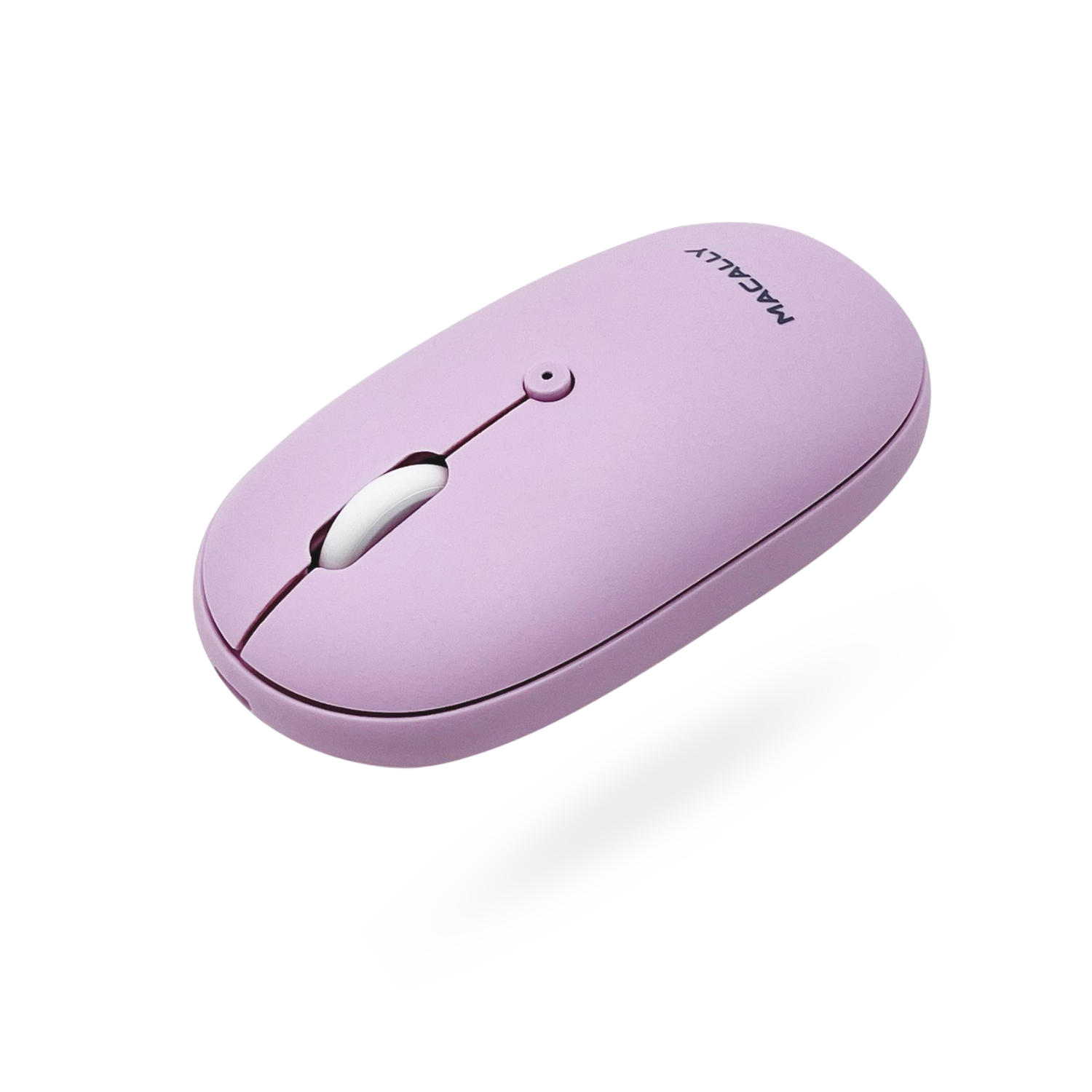 Rato Bluetooth MACALLY Recarregável (Roxo)