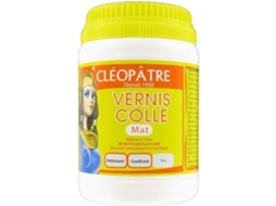 Verniz cola fosco - Cleópatra - 250 g - Resistente à água - Seca rapidamente - Cheiro de amêndoa
