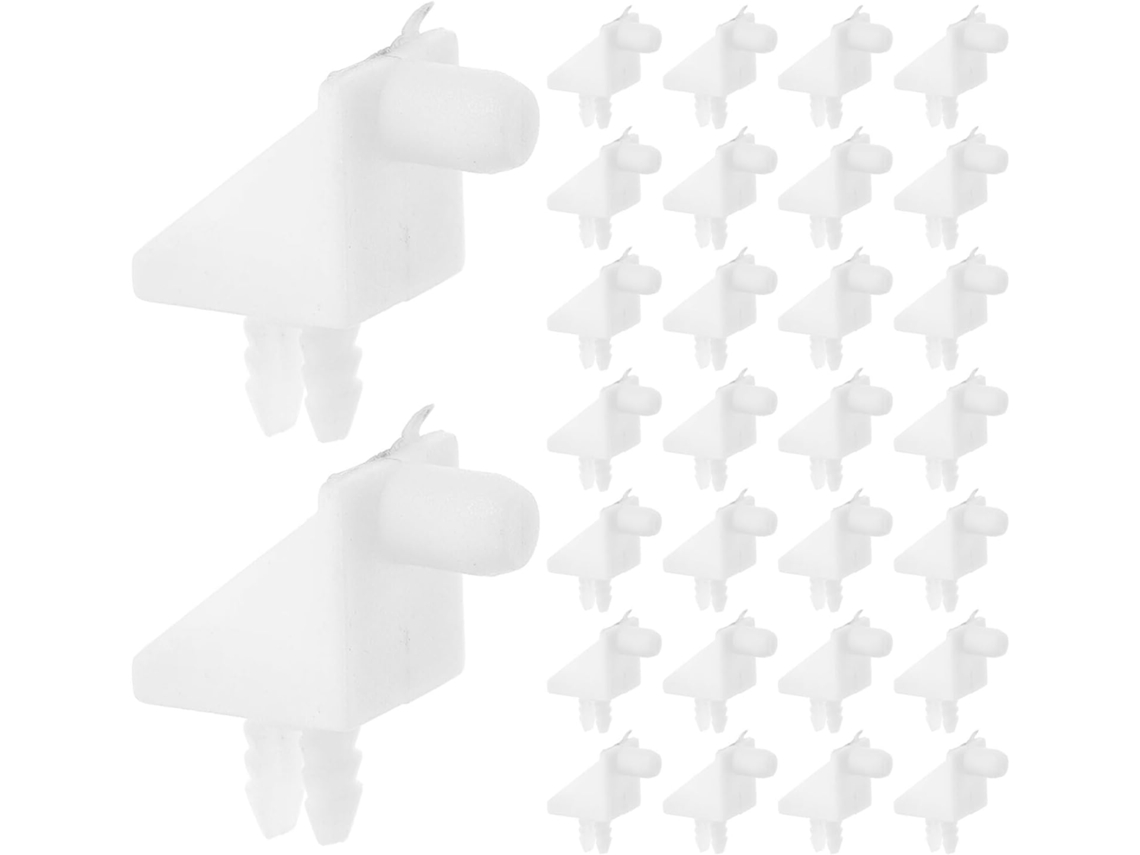 Conjunto De Plástico Branco Armazenamento