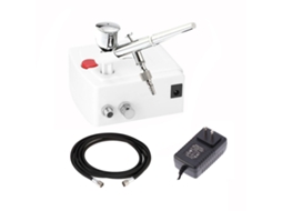 Kit de compressor de ar profissional para aerógrafo: pintura, modelagem, decoração de bolos e nail art.
