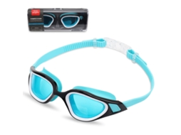 Óculos de Natação para Adultos, de Mergulho Unissex com Lentes Antiembaçante, Proteção Uv, Leves e Armação Ampla AQUAFORGE