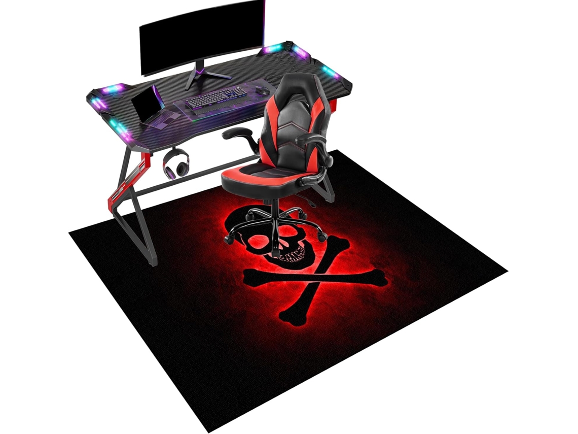 Tapete Protetor Cadeira Gamer 60 X 70 Cm Piso Parquet Chão