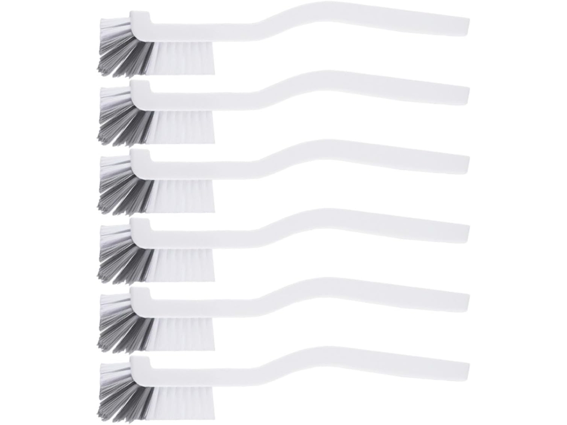 Conjunto De 6 Escovas Limpeza Cozinha Unomor, Multiuso, Com Cerdas Macias E Ângulo Reto, Ideal Para Garrafas, Copos E