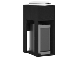 Vidaxl Suporte Torre De Computador Com Gaveta 30x44x74 Cm Preto